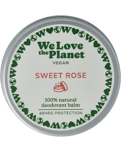 Deodorant balm sweet rose vegan