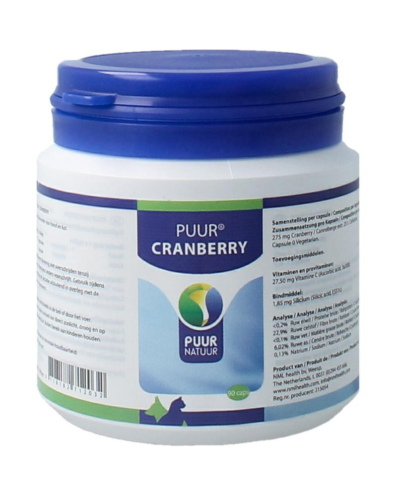 Cranberry hond kat