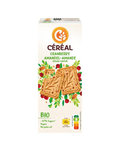 Koekjes cranberry amandel bio