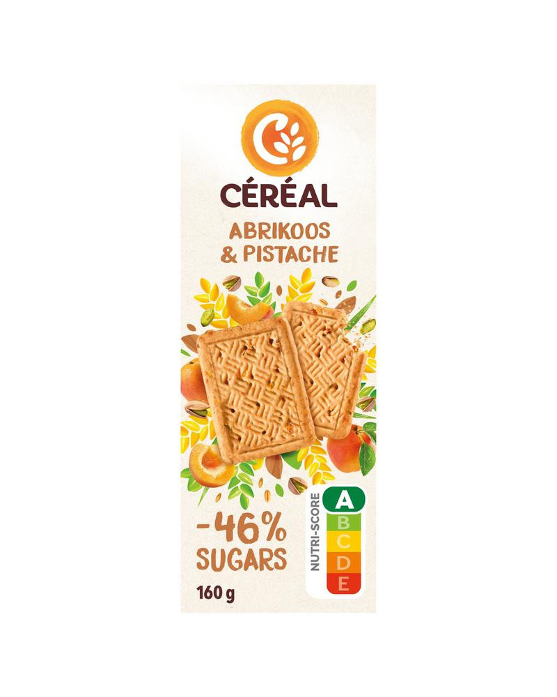 Koekjes abrikoos-pistache minder suikers