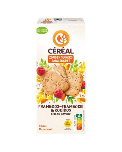 Koekjes framboos rooibos zonder suikers