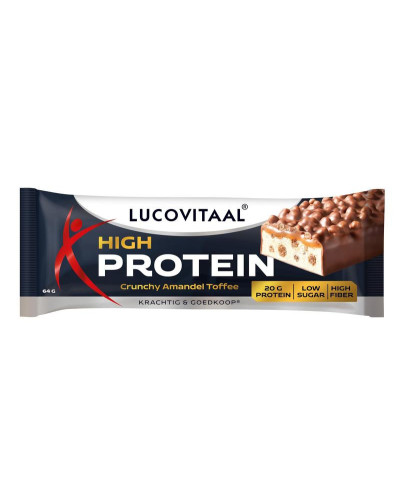 Protein high reep crunchy amandel toffee