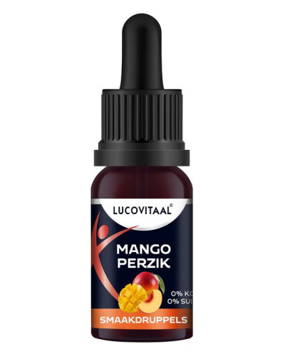 Smaak druppels mango perzik
