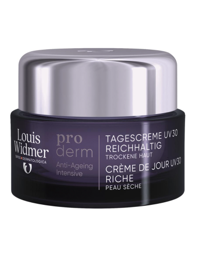 Louis Widmer proderm Dagcrème UV 30 Rijke Textuur Zonder Parfum
