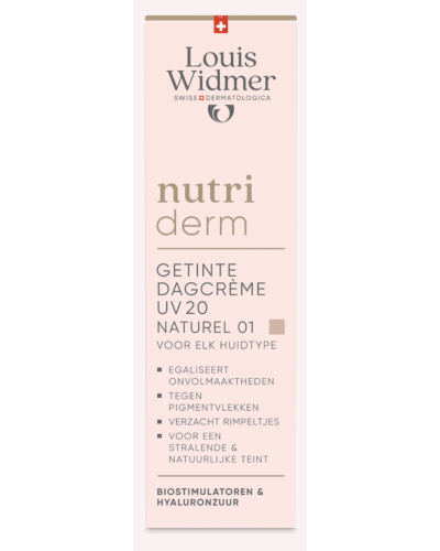Louis Widmer nutriderm Getinte Dagcrème UV 20 Naturel 01 Zonder Parfum