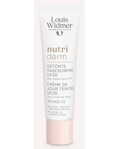 Louis Widmer nutriderm Getinte Dagcrème UV 20 Bronze 02 Licht Geparfumeerd