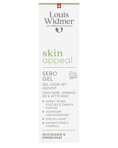 Louis Widmer skinappeal Sebo Gel Zonder Parfum