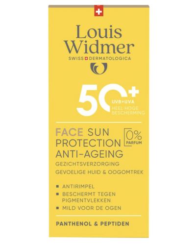 Louis Widmer Face Sun Protection Anti-Ageing 50+ Licht Geparfumeerd
