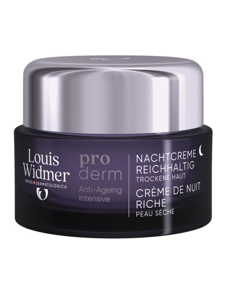 Louis Widmeproderm Nachtcrème Rijke Textuur Zonder Parfum