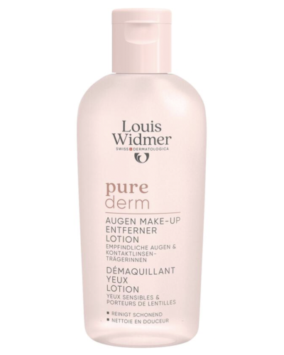 Louis Widmer purederm Oogmake-up Reiniging Lotion Zonder Parfum
