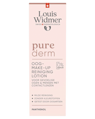 Louis Widmer purederm Oogmake-up Reiniging Lotion Zonder Parfum