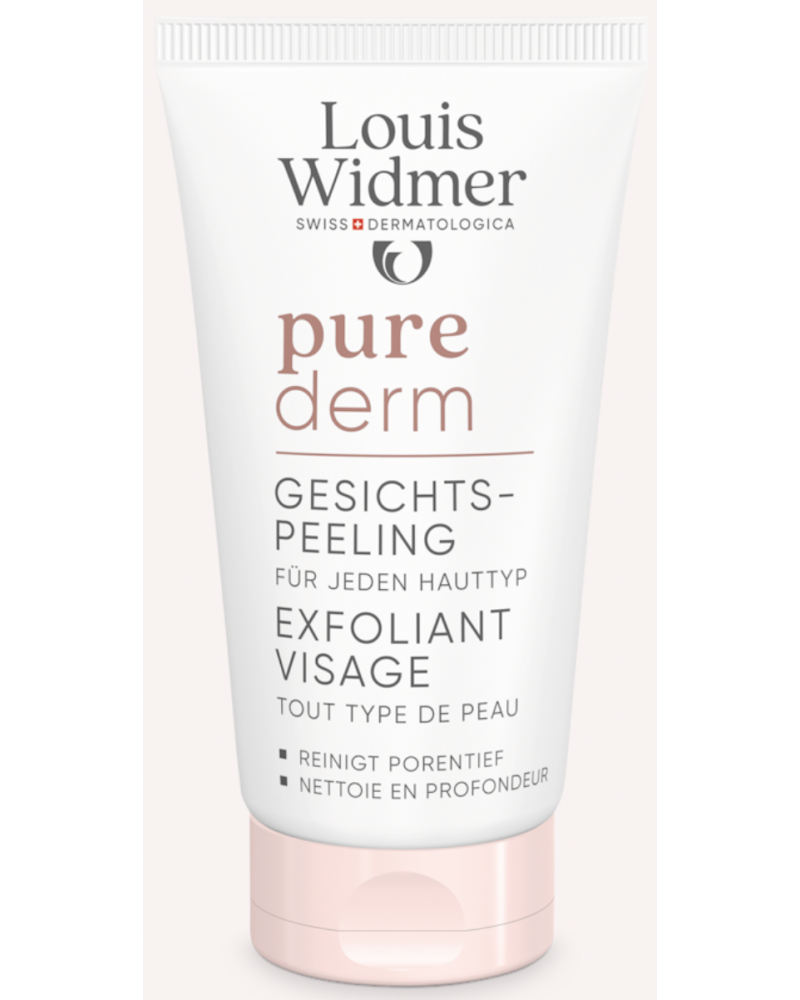 Louis Widmer purederm Gezichtspeeling Zonder Parfum