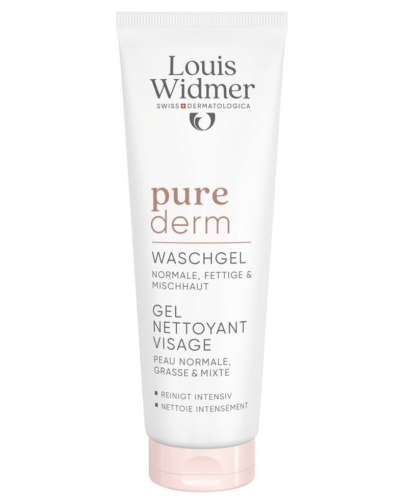 Louis Widmer purederm Wash Gel Gezicht Zonder Parfum