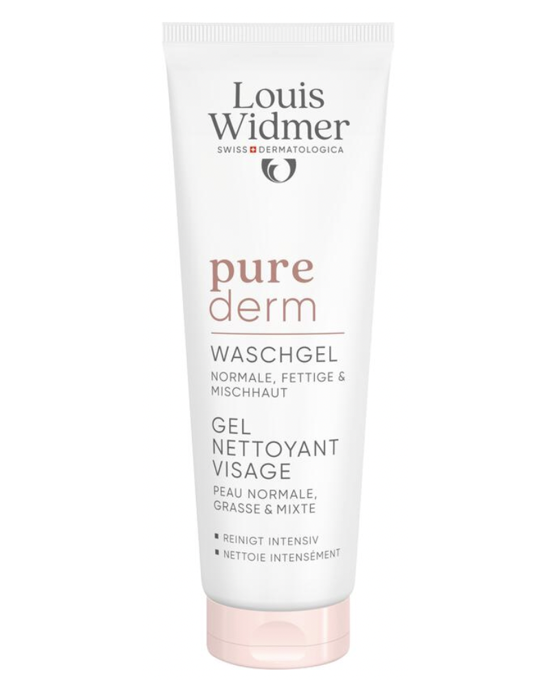 Louis Widmer purederm Wash Gel Gezicht Zonder Parfum