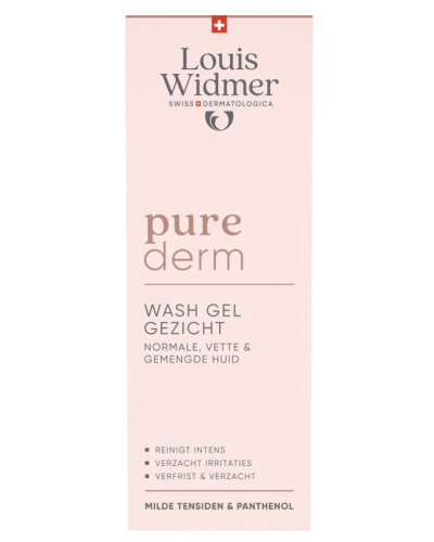 Louis Widmer purederm Wash Gel Gezicht Zonder Parfum