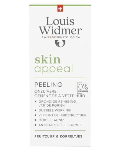 Louis Widmer skinappeal Peeling Zonder Parfum