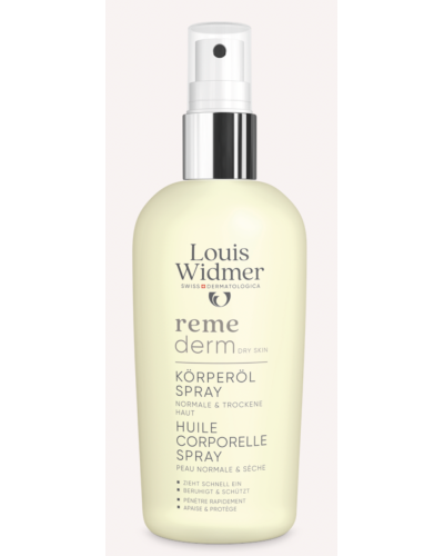 Louis Widmer remederm Lichaamsolie Spray Licht Geparfumeerd