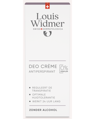 Louis Widmer Deo Crème Antiperspirant Zonder Parfum