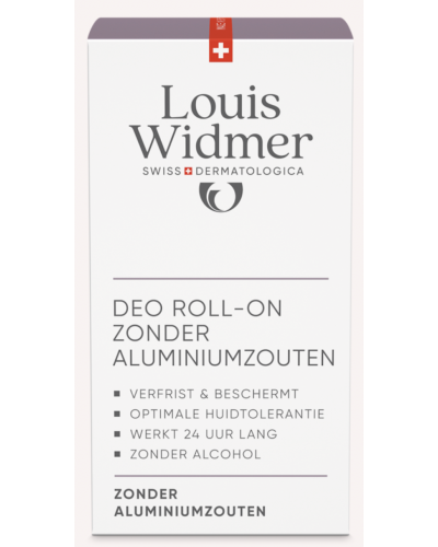 Louis Widmer Deo Roll-On zonder Aluminiumzouten Licht Geparfumeerd