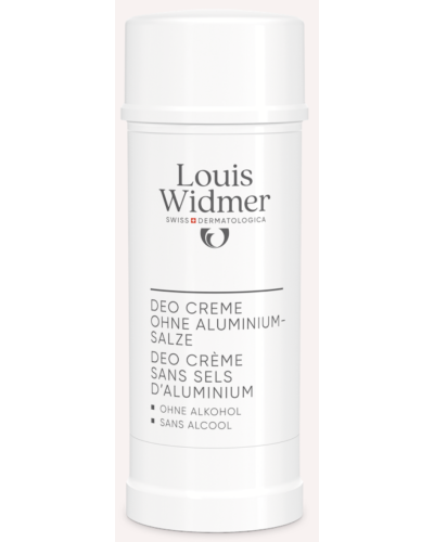 Louis Widmer Deo Crème zonder Aluminiumzouten Licht Geparfumeerd