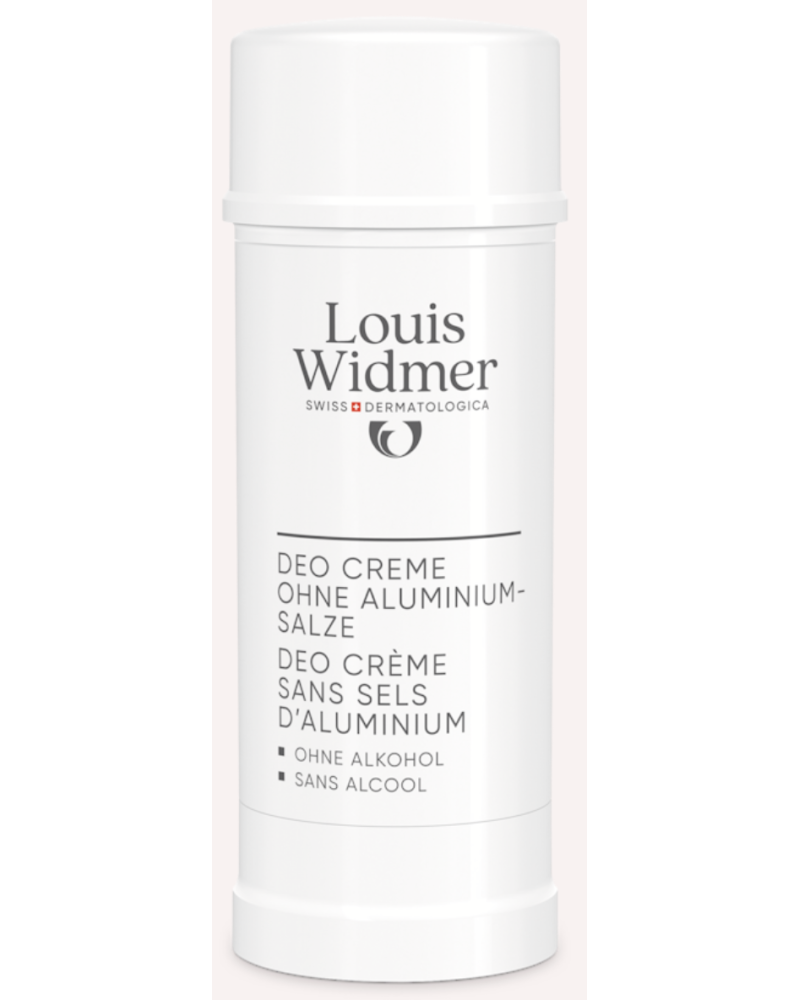 Louis Widmer Deo Crème zonder Aluminiumzouten Zonder Parfum