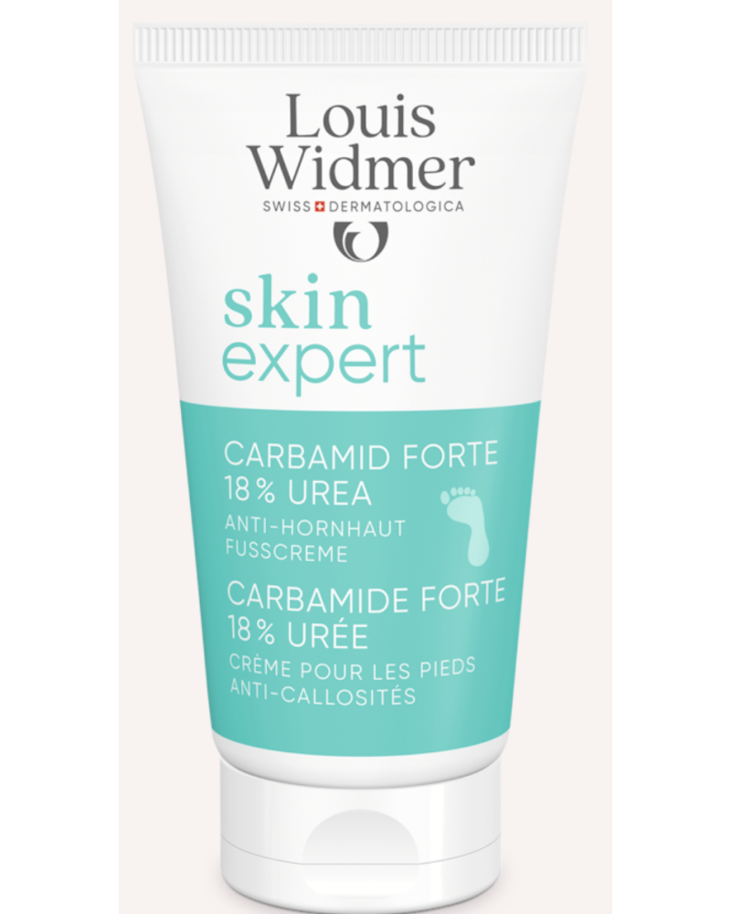Louis Widmer skinexpert Carbamide Forte 18% Ureum Voetencrème tegen Eelt