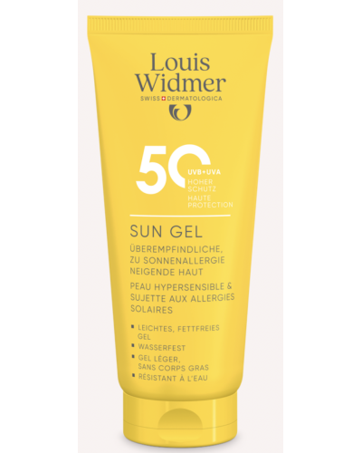 Louis Widmer Sun Gel 50 Zonder Parfum