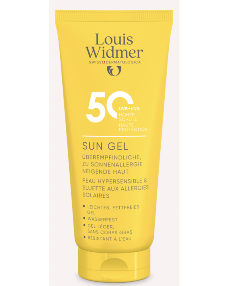 Louis Widmer Sun Gel 50 Zonder Parfum