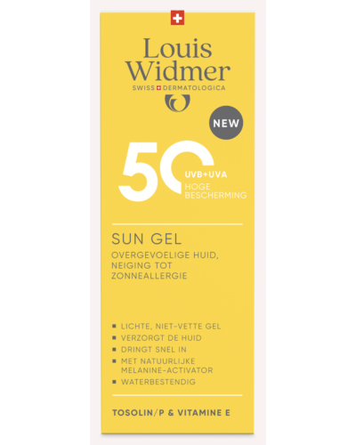 Louis Widmer Sun Gel 50 Zonder Parfum