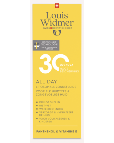 Louis Widmer All Day 30 Zonder Parfum (200ml)