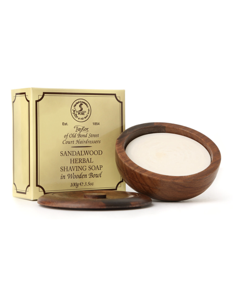 Taylor of Old Bond Street Wooden Bowl 100g Sandalwood