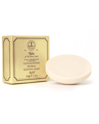 Taylor of Old Bond Street Navulling Sandalwood 100g Zeep