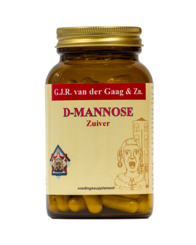D-Mannose Zuiver 440 mg | 90 Vegan Capsules | Van Der Gaag