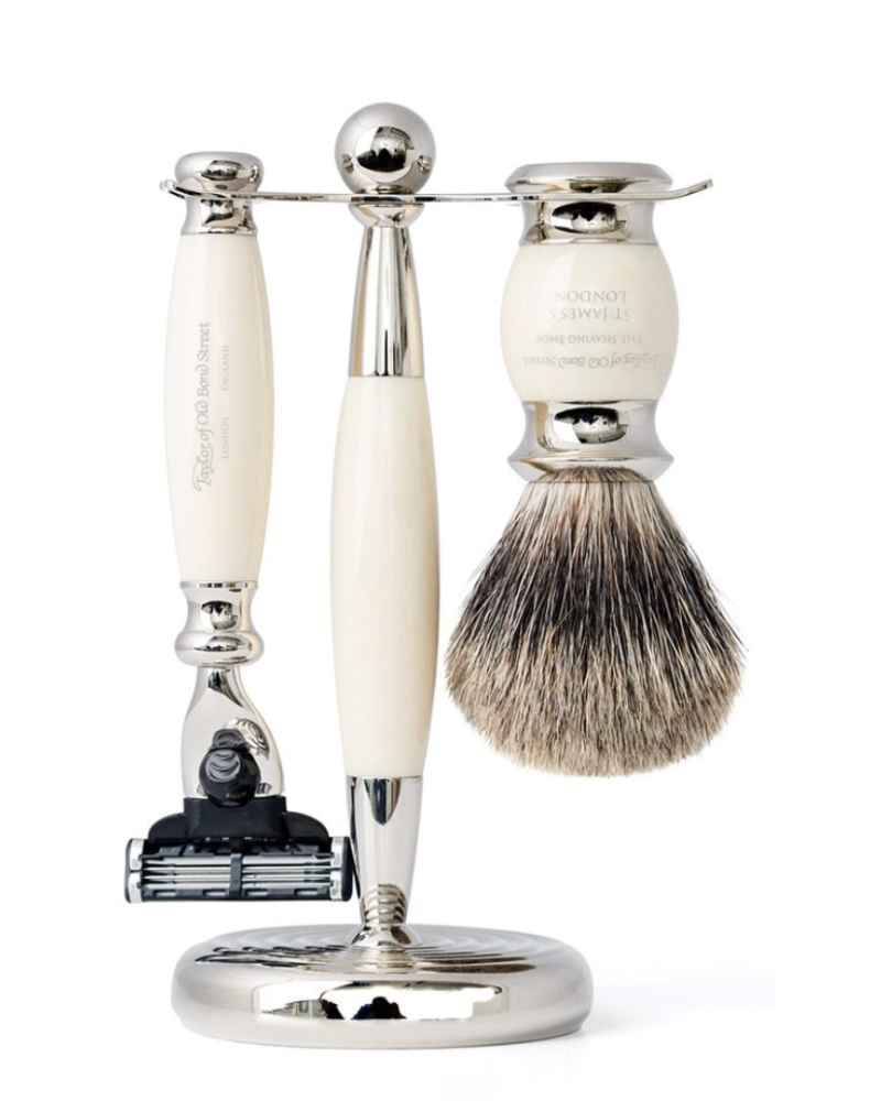 Taylor of Old Bond Street Mach3 - Pure Badger Scheerset