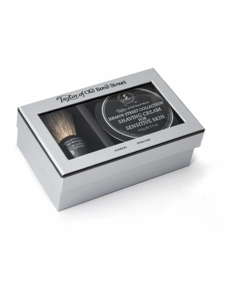 Taylor of Old Bond Street Giftbox scheerkwast en scheercrème Jermyn Street