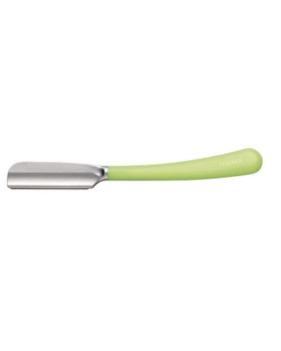 Feather Open scheermes SS Japanese - Lime