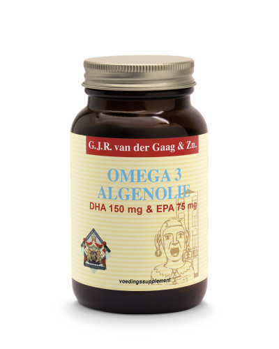 Van Der Gaag Algal Omega® Omega 3 Algenolie – DHA 150 mg & EPA 75 mg