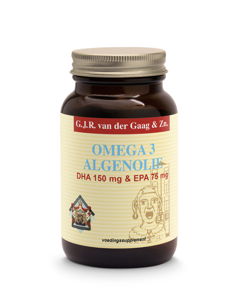 Van Der Gaag Algal Omega® Omega 3 Algenolie – DHA 150 mg & EPA 75 mg