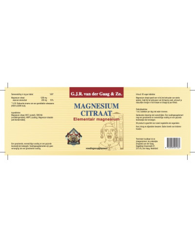 Van Der Gaag Magnesium Citraat