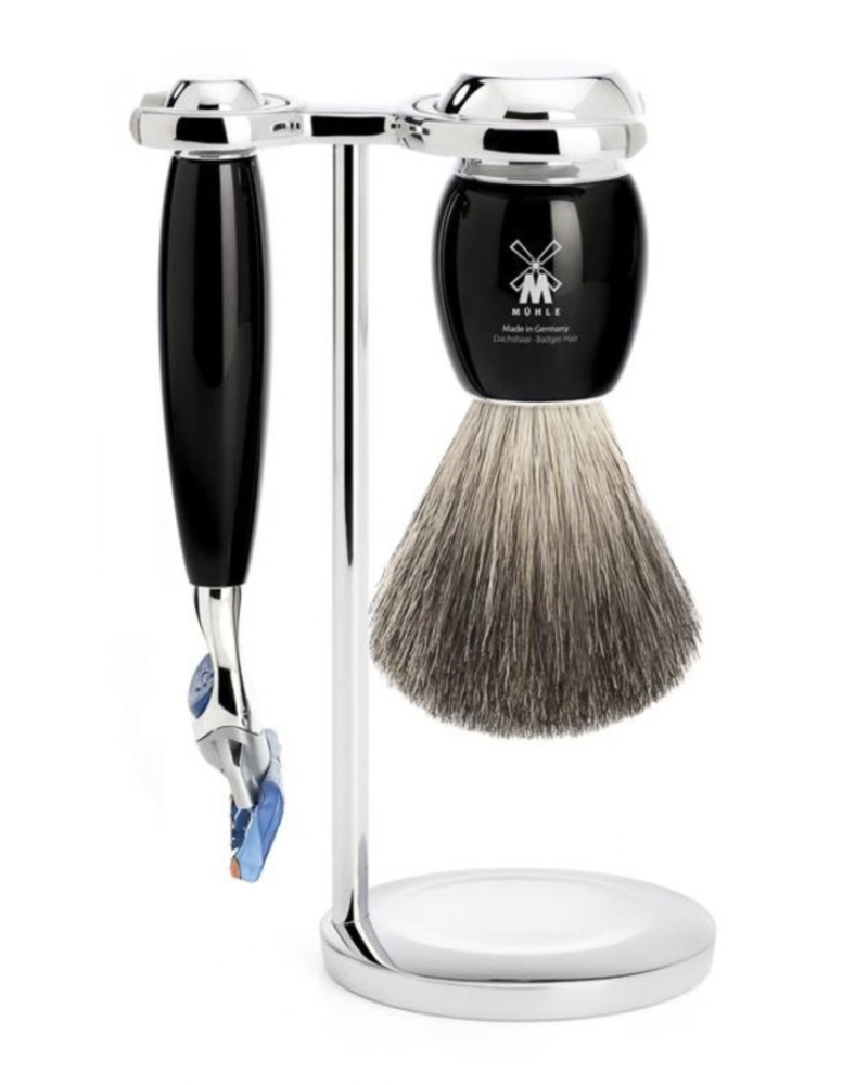MÜHLE Vivo Scheerset Vivo 3-delig - Zwart - Fusion®