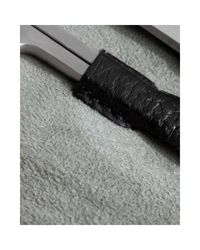 Timor 4-delige Manicureset Zwart Generfd Leer | Nagelschaar, Pincet, Nagelknipper & Nagelvijl