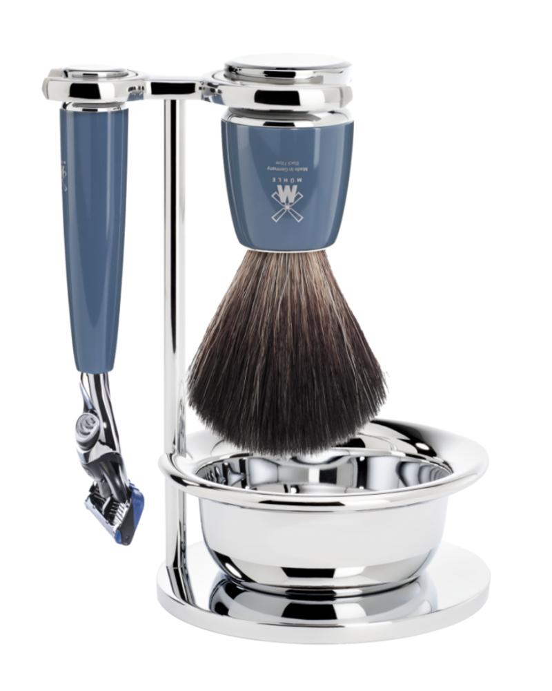 MÜHLE Scheerset Rytmo 4-delig - Petrol - Fusion®