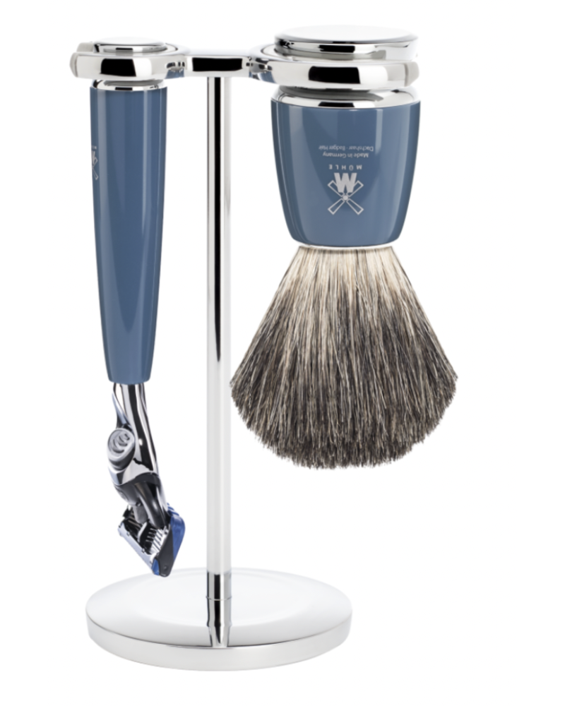 MÜHLE Scheerset Rytmo 3-delig - Petrol - Fusion®