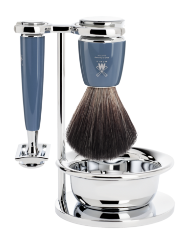 MÜHLE Scheerset Rytmo 4-delig - Petrol - Saf.Razor