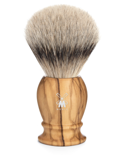 MÜHLE Scheerkwast Silvertip Dassenhaar - Olijfhout