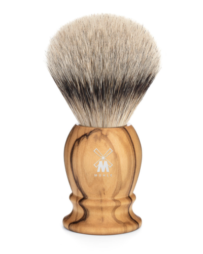 MÜHLE Scheerkwast Silvertip Dassenhaar - Olijfhout
