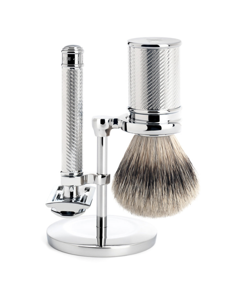 MÜHLE Scheerset Traditional - Safety razor - Silvertip - Chroom S091M89SR