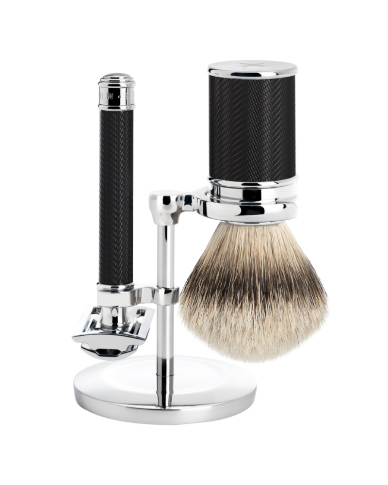 MÜHLE Scheerset Traditional - Safety razor - Silvertip - Zwart S091M89BLACK