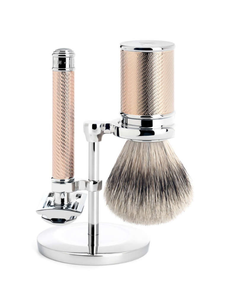MÜHLE Scheerset Traditional - Safety razor - Silvertip - Rosegold S091M89RG